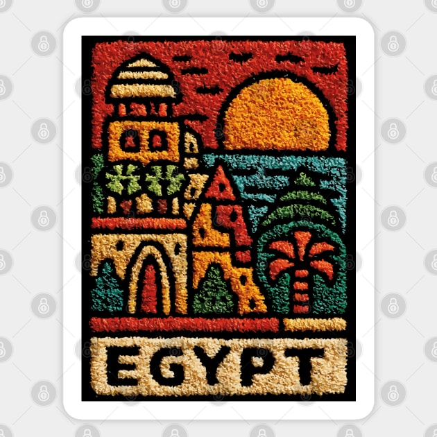 Egypt Sunset for Travelers Sticker by TuncGK